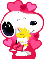 a valentine's day snoopy